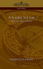 Delete this entry: Anarchism and Other Essays (Paperback, 2006, Cosimo Classics)