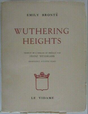 Emily Brontë: Wuthering Heights (French language, 1946, Le Vidame)