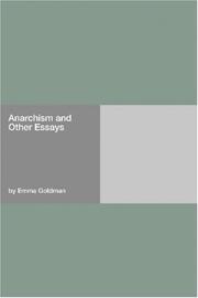 Delete this entry: Anarchism and Other Essays (Paperback, 2006, Hard Press)